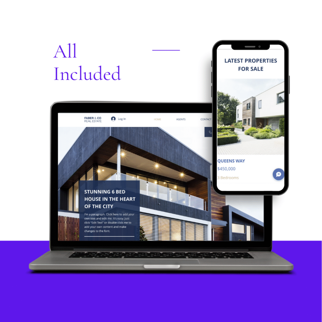 minimalist website launch computer mockup instagram post